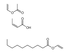 VA/巴豆酸(酯)类/新癸酸乙烯酯共聚物结构式