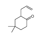 4,4-dimethyl-2-prop-2-enylcyclohexan-1-one Structure