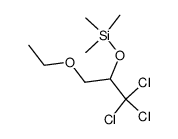 trimethyl-(2,2,2-trichloro-1-ethoxymethyl-ethoxy)-silane结构式