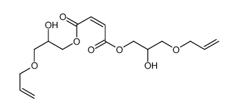 Fumaric acid bis[3-(allyloxy)-2-hydroxypropyl] ester Structure