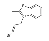 2-methyl-3-prop-2-enyl-1,3-benzothiazol-3-ium,bromide结构式