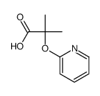 PROPANOIC ACID, 2-METHYL-2-(2-PYRIDINYLOXY)- Structure