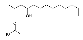 acetic acid,tridecan-4-ol结构式