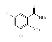 2-amino-3,5-dichloro-benzenecarbothioamide Structure