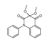 3,3-dimethoxy-1-phenylquinoline-2,4-dione Structure