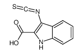 3-isothiocyanato-1H-indole-2-carboxylic acid结构式
