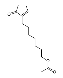7-(5-oxocyclopenten-1-yl)heptyl acetate Structure