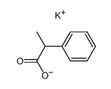 potassium 2-phenylpropanoate Structure