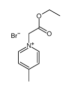 ethyl 2-(4-methylpyridin-1-ium-1-yl)acetate,bromide结构式