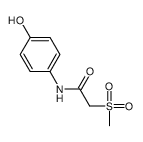N-(4-hydroxyphenyl)-2-methylsulfonylacetamide Structure