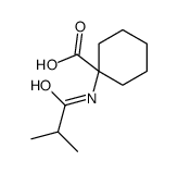 1-(2-methylpropanoylamino)cyclohexane-1-carboxylic acid结构式