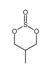 trans-5-methyl-r-2-oxo-1,3,2-dioxathiane结构式