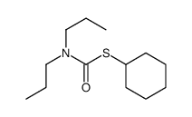S-cyclohexyl N,N-dipropylcarbamothioate结构式