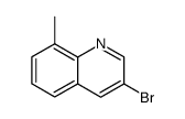 3-溴-8-甲基喹啉结构式