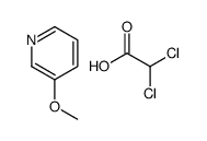 2,2-dichloroacetic acid,3-methoxypyridine Structure