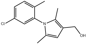 1-(5-chloro-2-methylphenyl)-2,5-dimethyl-1h-pyrrole-3-methanol Structure
