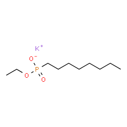 Potassium ethyl octylphosphonate Structure