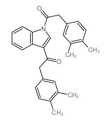 Indole, 1,3-bis(3,4-xylylacetyl)- (7CI,8CI)结构式