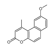 9-methoxy-1-methylbenzo[f]chromen-3-one Structure
