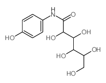 Gluconanilide,4'-hydroxy- (8CI) Structure