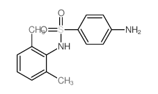 4-氨基-N-(2,6-二甲基苯基)苯磺酰胺结构式