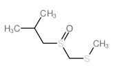 2-methyl-1-(methylsulfanylmethylsulfinyl)propane结构式