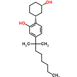 顺式-5-(1,1-二甲基庚基)-2-[(1R,3S)-3-羟基环己基]苯酚结构式