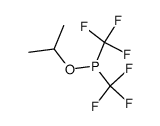 isopropoxybis(trifluoromethyl)phosphane结构式