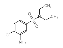3-AMINO-4-CHLORO-N,N-DIETHYL-BENZENESULFONAMIDE Structure