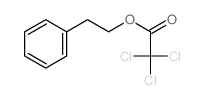 Acetic acid,2,2,2-trichloro-, 2-phenylethyl ester结构式