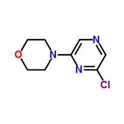 4-(6-氯吡嗪-2-基)吗啉结构式