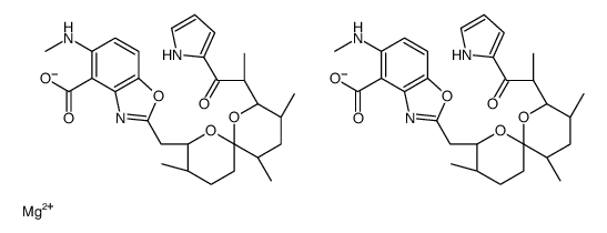 Calcimycin hemimagnesium structure