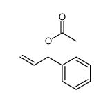 alpha-vinylbenzyl acetate Structure