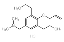 4-Allyloxy-N,N-dimethyl-3,5-dipropylbenzylamine hydrochloride结构式