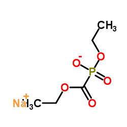 Sodium ethyl (ethoxycarbonyl)phosphonate结构式