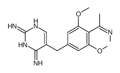(NZ)-N-[1-[4-[(2,4-diaminopyrimidin-5-yl)methyl]-2,6-dimethoxyphenyl]ethylidene]hydroxylamine Structure