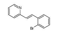 2-[(Z)-2-(2-bromophenyl)ethenyl]pyridine Structure