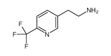 2-(6-三氟甲基-3-吡啶)-乙胺结构式