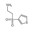 2-thiophen-3-ylsulfonylethanamine结构式