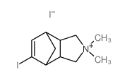 4,7-Methano-1H-isoindolium,2,3,3a,4,7,7a-hexahydro-5-iodo-2,2-dimethyl-, iodide(1:1) Structure