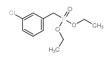 二乙基(3-氯苯甲基)膦酸酯结构式
