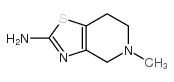 Thiazolo[4,5-c]pyridin-2-amine, 4,5,6,7-tetrahydro-5-methyl- (9CI) Structure