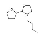 2-(2'-tetrahydrofuryl)-3-butyl-1,3-oxazolidine结构式
