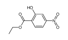 ethyl 2-hydroxy-4-nitrobenzoate结构式