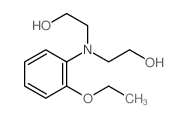 2-[(2-ethoxyphenyl)-(2-hydroxyethyl)amino]ethanol结构式