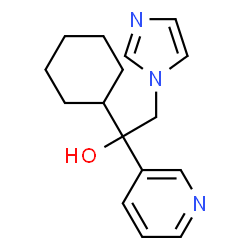 1-Cyclohexyl-2-(1H-imidazol-1-yl)-1-(3-pyridinyl)ethanol Structure