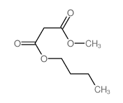 Propanedioic acid,1-butyl 3-methyl ester structure