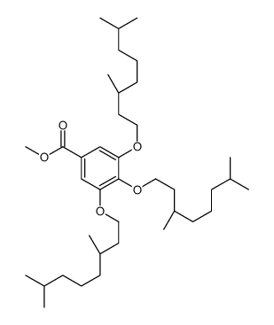 methyl 3,4,5-tris[(3S)-3,7-dimethyloctoxy]benzoate Structure