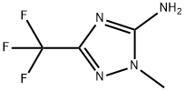 1-methyl-3-(trifluoromethyl)-1H-1,2,4-triazol-5-amine Structure