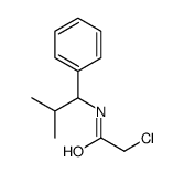 2-Chloro-N-(2-methyl-1-phenylpropyl)acetamide结构式